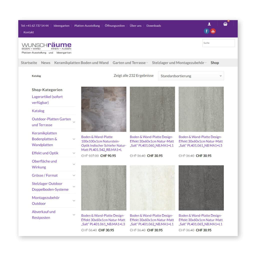 neueröffnung online shop – wunschraeume.ch!