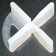 fugenkreuze typ x - xa14 mit a-teller / 4mm fuge