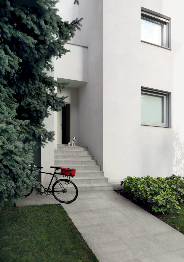 Gartenplatten + Terrassenplatten Zement grau 60x60x2 LIFE