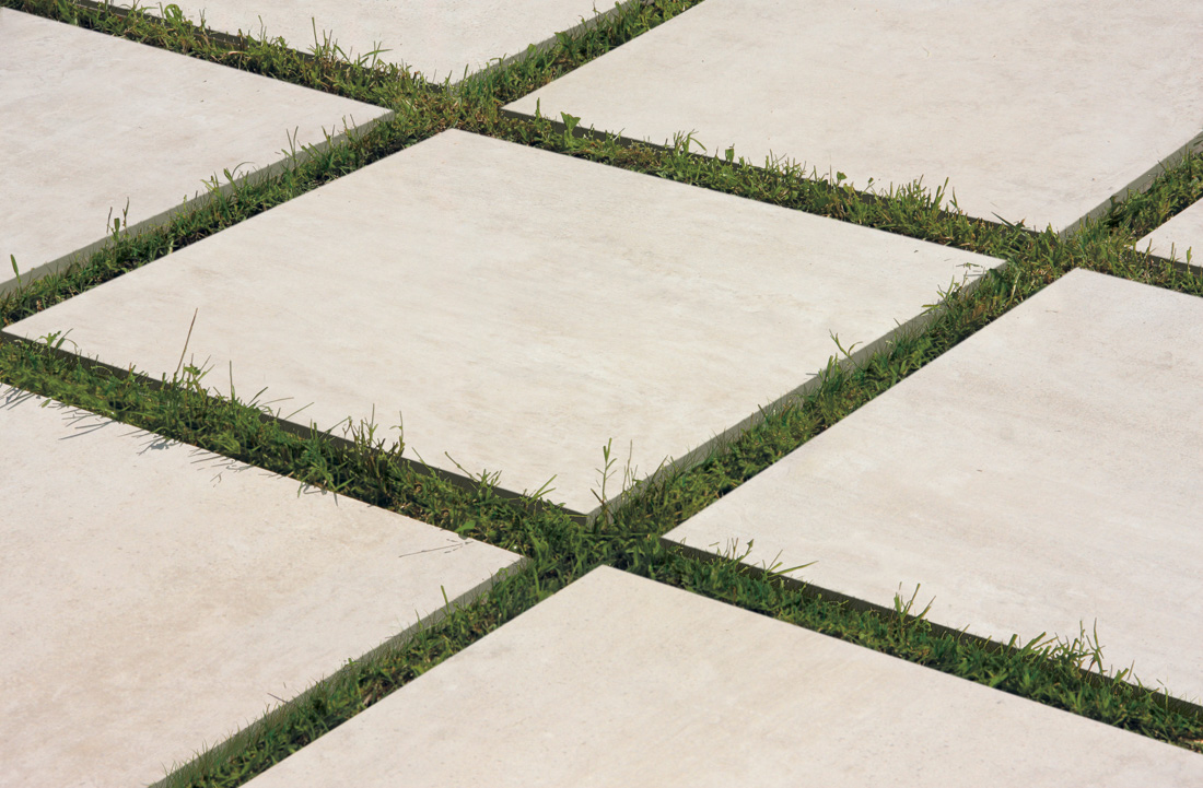 Gartenplatten + Terrassenplatten Zement beige 60x60x2 LIVING